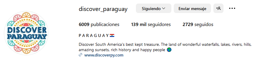 instagram sobre paraguay